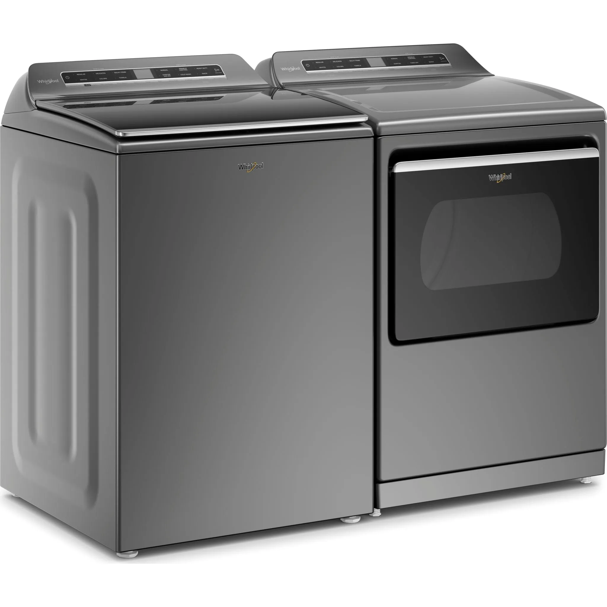 Whirlpool Top Load Pair (WHL1477669K) - Chrome Shadow