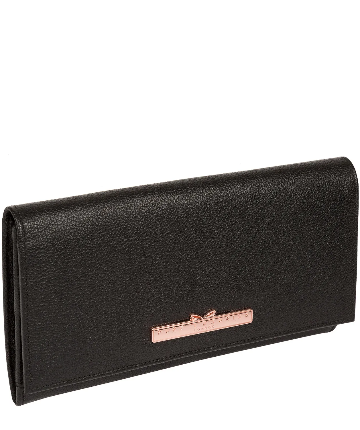'Winslett' Black Leather Purse