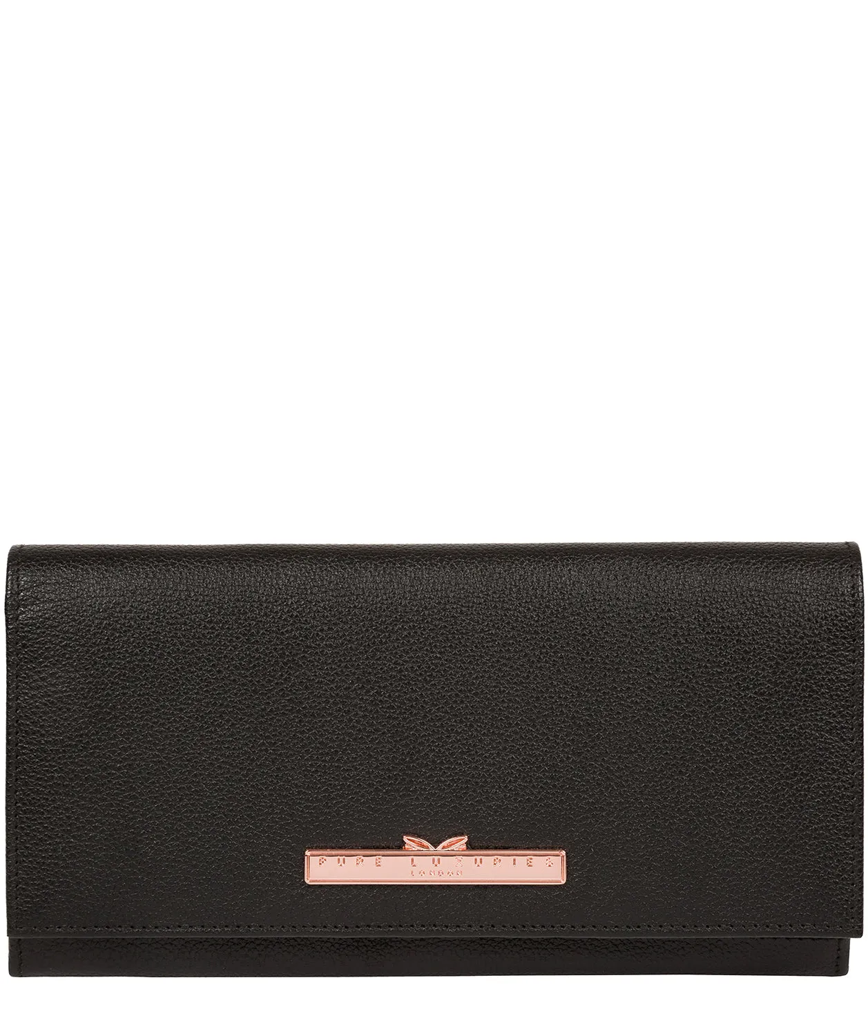 'Winslett' Black Leather Purse