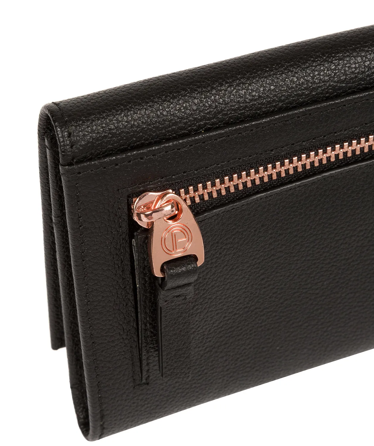 'Winslett' Black Leather Purse