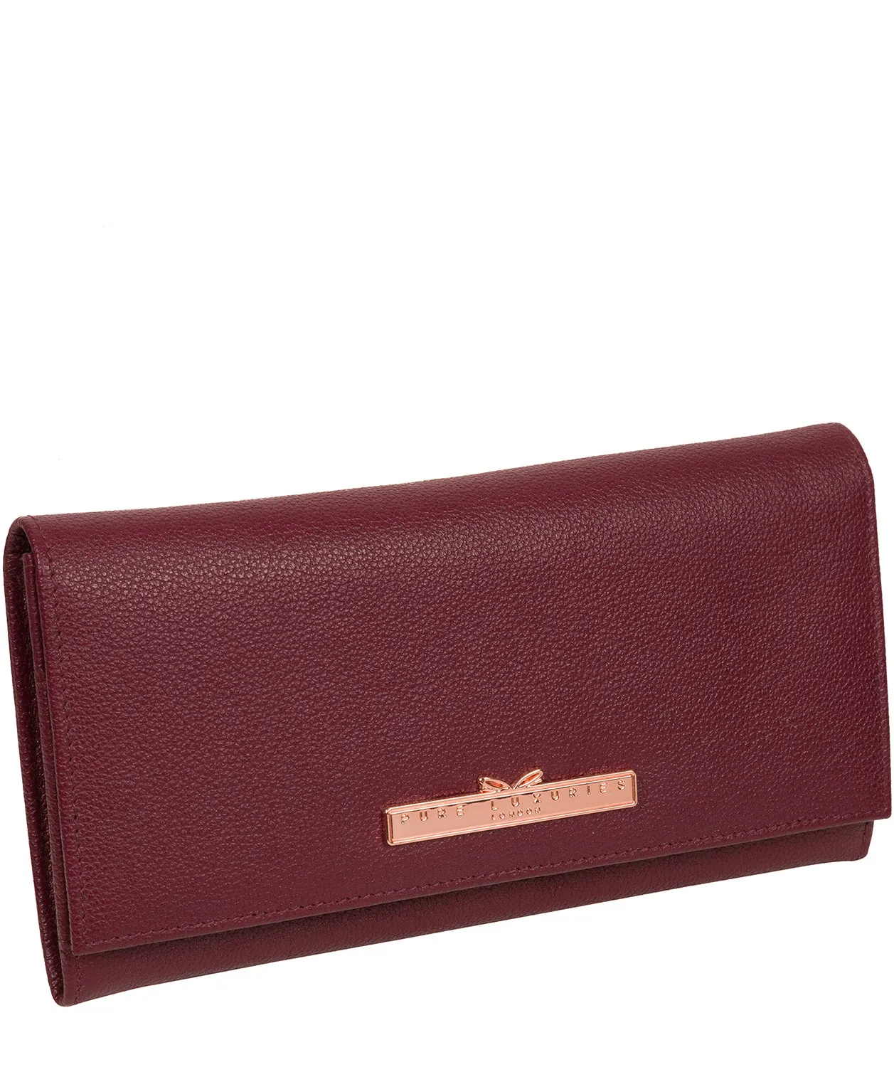 'Winslett' Pomegranate Leather Purse