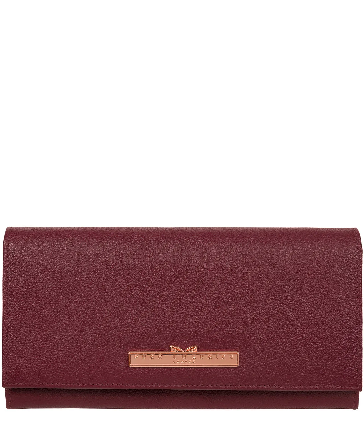'Winslett' Pomegranate Leather Purse