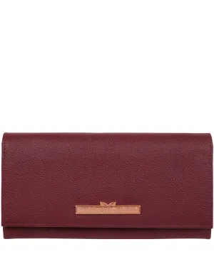 'Winslett' Pomegranate Leather Purse