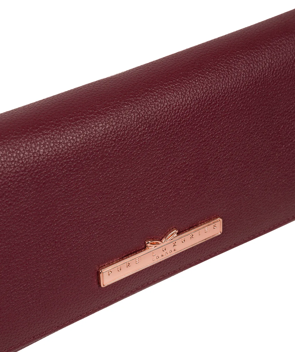 'Winslett' Pomegranate Leather Purse