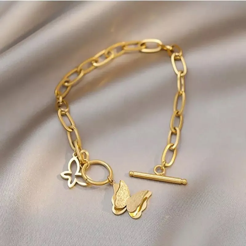 Yara Butterfly Charm Bracelet